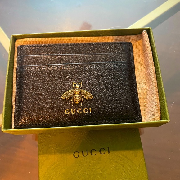 Gucci Other - **SOLD** Gucci Animalier Leather Card Case - 100% Authentic